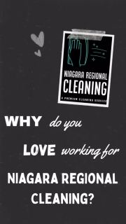 We asked a few of our team members “Why do you love working for Niagara Regional Cleaning?” 🧼 and the response was heart warming. We wouldn’t be where we are without our amazing team behind us. We are thankful for all the hard work, dedication and pride our cleaners pour into our company 🤗
These are some of the faces that keep your homes, Airbnbs and businesses sparkling clean ✨